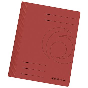 Fascikl mehanika euro karton A4 Herlitz 10902476 crveni