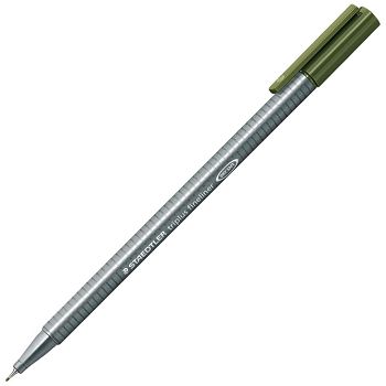 Flomaster fineliner 0,3mm Triplus Staedtler 334-57 maslinasto zeleni