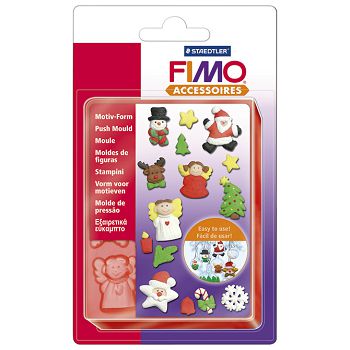 Kalup za modeliranje Christmas Fimo Staedtler 8725 06 blister!!