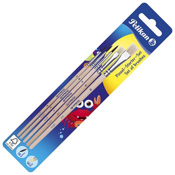 Kist za vodene boje 2,4,6+tempere 6,10 Pelikan 700566 blister