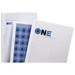 Korice za termo uvez  8 mm 240g glatke A4 pk100 GBC.IB370052 bijele