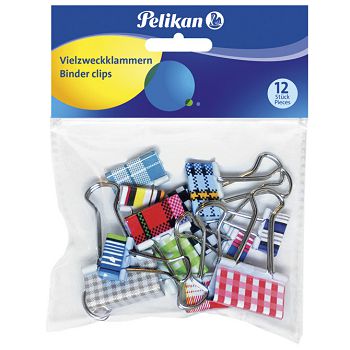 Kvačice za papir 12/19/36 mm pk12 Pelikan 700306 sortirano blister