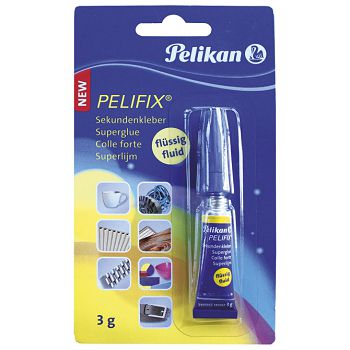 Ljepilo trenutačno  3g Pelifix Superglue Pelikan 340067 blister