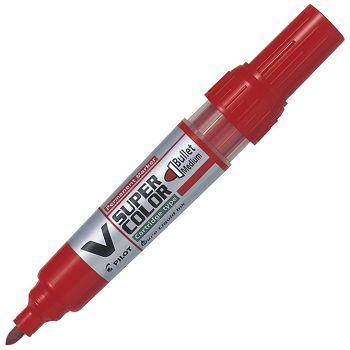 Marker permanentni 0,9 mm okrugli vrh V Super Color Begreen Pilot SCA-VSC-M-BG crveni!!