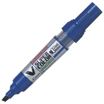 Marker permanentni 1,4-4,8 mm klinasti vrh V Super Color Begreen Pilot SCA-VSC-MC-BG plavi!!