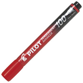 Marker permanentni 1 mm okrugli vrh Pilot SCA-100-R crveni