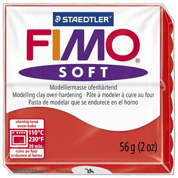 Masa za modeliranje   57g Fimo Soft Staedtler 8020-24 indian crvena