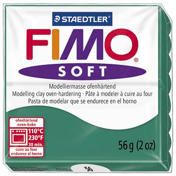 Masa za modeliranje   57g Fimo Soft Staedtler 8020-56 emerald zelena