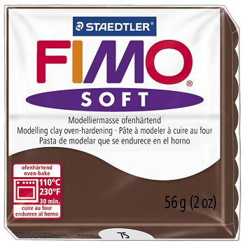 Masa za modeliranje   57g Fimo Soft Staedtler 8020-75 boja čokolade