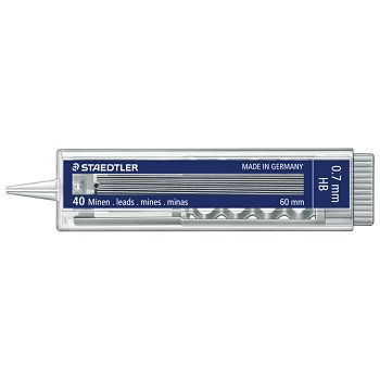 Mine 0,7 mm HB 1tuba/40mina Mars micro carbon Staedtler 255 07-HB