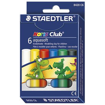 Plastelin  6boja Noris Staedtler 8420 C6 blister!!