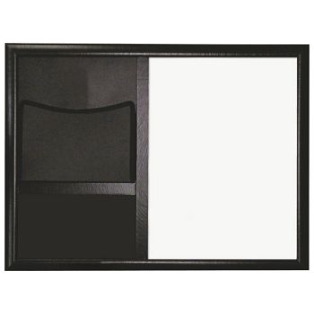 Ploča magnetna  58x43cm crni drveni okvir Quartet 1903862 bijela/crna!!