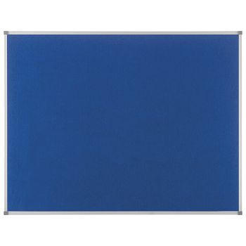 Ploča pluto/tkanina  90x60cm jednostrana aluminijski okvir Nobo 1900915 plava