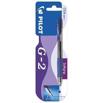 Roler gel grip 0,5 mm G2 Pilot BL-G2-5 plavi blister