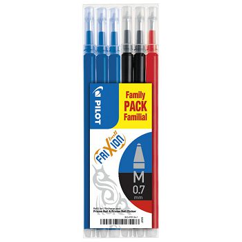 Uložak za roler 0,7 mm Frixion piši-briši pk6 Pilot BLS-FR7-S6-1 sortirano