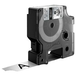 Vrpca RhinoPro polyester 19 mmx5,5m pp Dymo 18487 crno-metalik!!