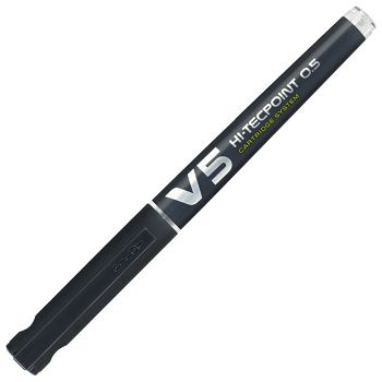 Roler 0,5 mm Hi-tecpoint V5 Cartridge Begreen Pilot BXC-V5-BG crni - set refila GRATIS!!