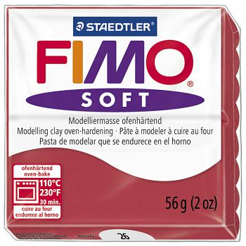 Masa za modeliranje   57g Fimo Soft Staedtler 8020-26 boja trešnje