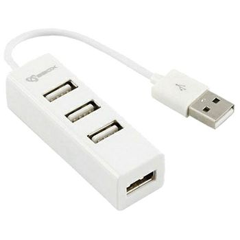 USB hub 2.0 externi 4-portni Sbox H-204 bijeli