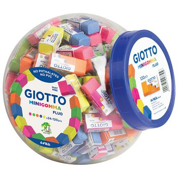 Gumica Minigomma Giotto Fila 2327 sortirano fluo boje