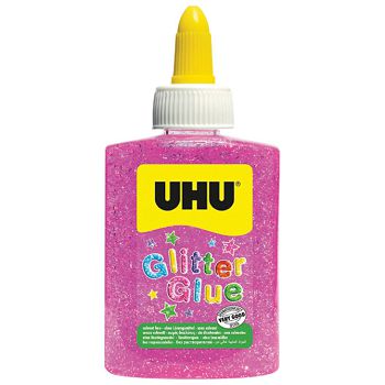 Ljepilo glitter glue 88ml UHU LO181814 rozo!!
