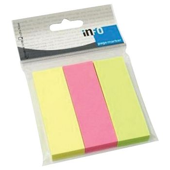 Zastavica 25x75 mm 3bojex100L papir Global Notes 5671-39-pk3 sortirano blister