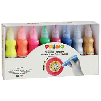 Boja tempera 50ml u bočici 8boja Primo 2532FM8