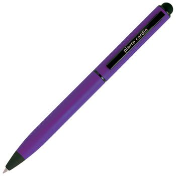 Olovka kemijska metalna gumirana+touch pen Celebration Pierre Cardin B0101704IP3 ljubičasta