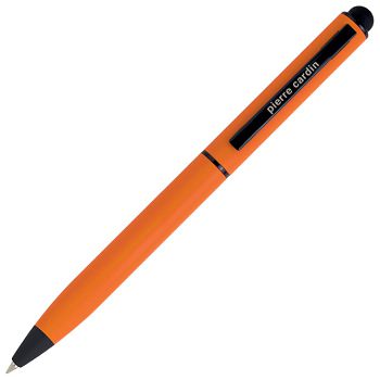 Olovka kemijska metalna gumirana+touch pen Celebration Pierre Cardin B0101701IP3 narančasta