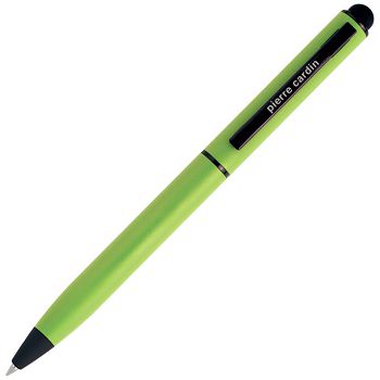 Olovka kemijska metalna gumirana+touch pen Celebration Pierre Cardin B0101707IP3 zelena