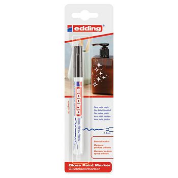 Marker permanentni sjajni lakirajući 1-2 mm Edding 751/1 crni blister