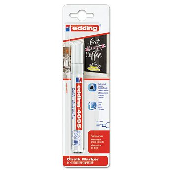 Marker-kreda za staklo 2-3mm Edding 4095/1 bijeli blister