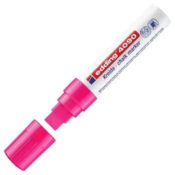 Marker-kreda za staklo 4-15mm Edding 4090 neon rozi