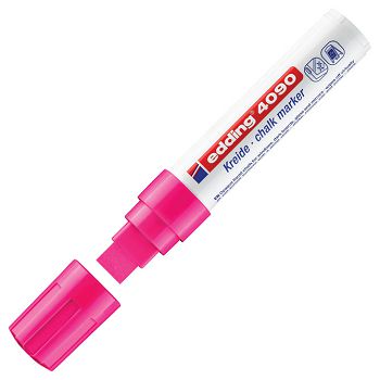 Marker-kreda za staklo 4-15 mm Edding 4090 neon rozi