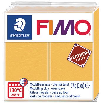 Masa za modeliranje   57g Fimo Effect Leather-effect Staedtler 8010-109 zlatno žuta 