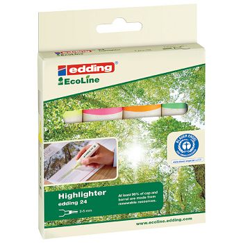 Signir 2-5mm EcoLine Edding 24 4boje blister