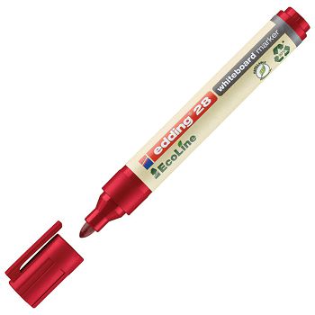 Marker za bijelu ploču 1,5-3mm EcoLine Edding 28 crveni