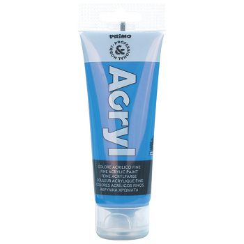 Boja akrilna  75ml pvc tuba Primo 420TA75501 plava cyan