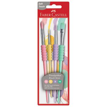 Set kistova od sintetičkih vlakana pk4 Faber-Castell 481620 pastel blister