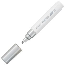 Marker 2 mm Pintor Pilot SW-PT-M-S metalik srebrni