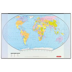 Karta Svijeta 68x44 cm stolna Herlitz 5552203
