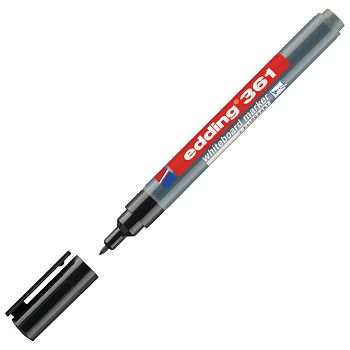 Marker za bijelu ploču 1 mm Edding 361 crni