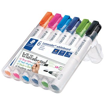 Marker za bijelu ploču 2mm pk6 reciklirani Lumocolor Staedtler 351 WP6-1