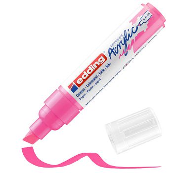 Marker akrilni 5-10 mm Edding 5000069 fluo rozi