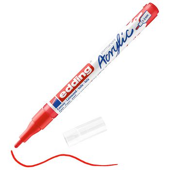 Marker akrilni 1-2 mm Edding 5300902 crveni