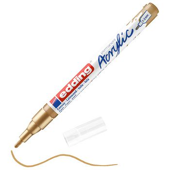 Marker akrilni 1-2 mm Edding 5300924 zlatni
