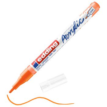 Marker akrilni 1-2 mm Edding 5300066 fluo narančasti