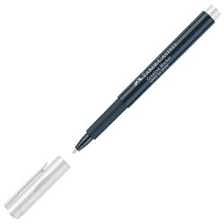 Marker permanentni dekorativni 1-2 mm Faber-Castell 160701 bijeli