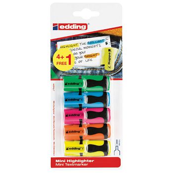 Signir mini 1-3mm Edding 7/5boja blister (4+1 gratis)