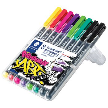 Marker permanentni pk8 Lumocolor Staedtler 31-S WP8 sortirano